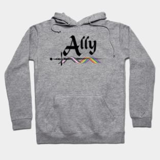 Ally Sword blk Hoodie